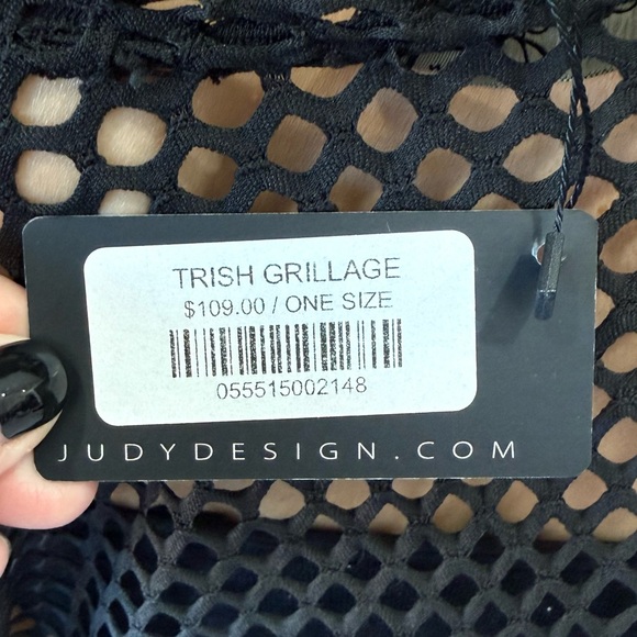 BLACK MESH TOP - Picture 4 of 6